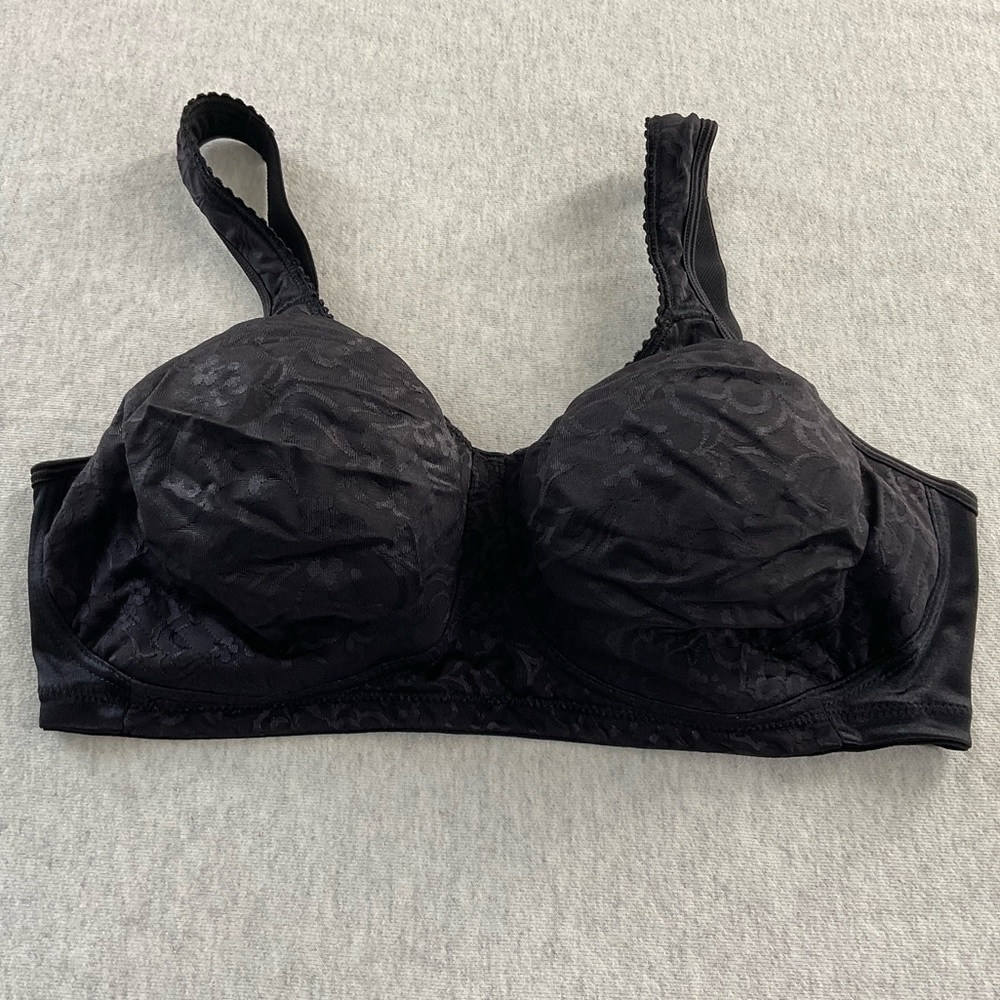 PLAYTEX  4745 18 HOUR ULTIMATE LIFT & SUPPORT WOMEN’S WIRE-FREE BRA COLOR: BLACK